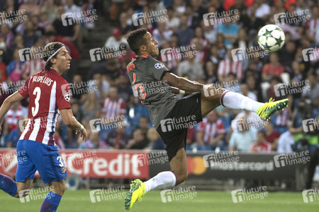 UEFA Champions League Match Atlético Madrid vs. FC Bayern in Madrid