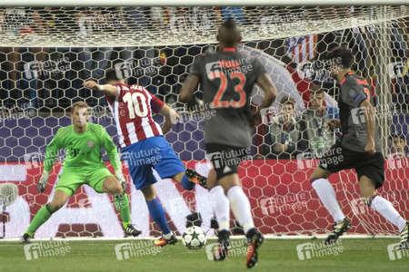 UEFA Champions League Match Atlético Madrid vs. FC Bayern in Madrid