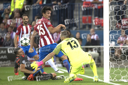 UEFA Champions League Match Atlético Madrid vs. FC Bayern in Madrid