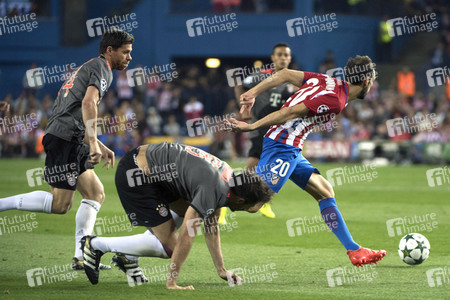 UEFA Champions League Match Atlético Madrid vs. FC Bayern in Madrid