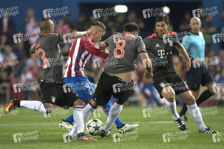 UEFA Champions League Match Atlético Madrid vs. FC Bayern in Madrid