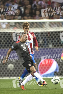 UEFA Champions League Match Atlético Madrid vs. FC Bayern in Madrid