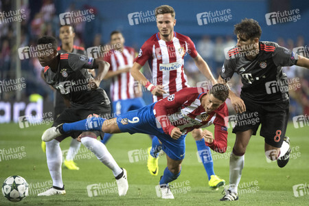 UEFA Champions League Match Atlético Madrid vs. FC Bayern in Madrid