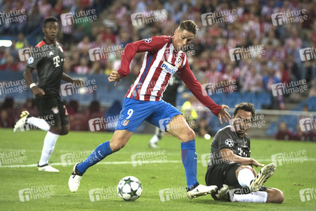 UEFA Champions League Match Atlético Madrid vs. FC Bayern in Madrid