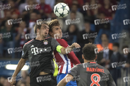 UEFA Champions League Match Atlético Madrid vs. FC Bayern in Madrid