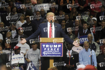 Donald Trump Wahlkampfveranstaltung in Wilkes-Barre