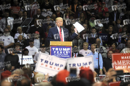 Donald Trump Wahlkampfveranstaltung in Wilkes-Barre