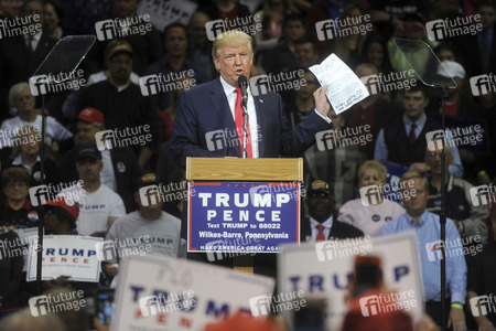 Donald Trump Wahlkampfveranstaltung in Wilkes-Barre