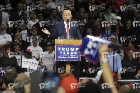 Donald Trump Wahlkampfveranstaltung in Wilkes-Barre