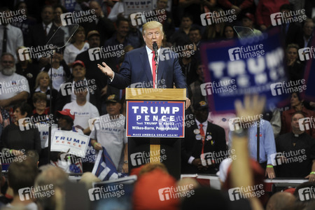 Donald Trump Wahlkampfveranstaltung in Wilkes-Barre