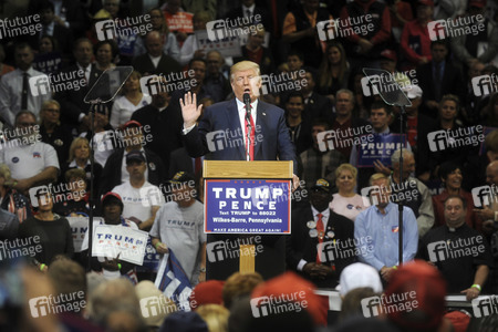 Donald Trump Wahlkampfveranstaltung in Wilkes-Barre