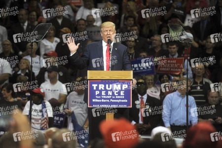 Donald Trump Wahlkampfveranstaltung in Wilkes-Barre