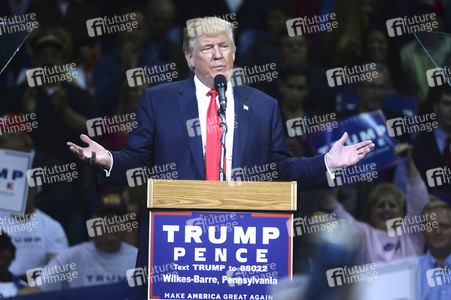 Donald Trump Wahlkampfveranstaltung in Wilkes-Barre