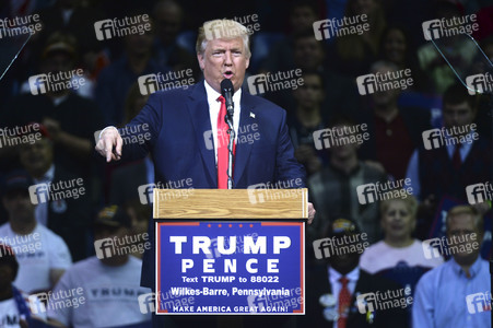 Donald Trump Wahlkampfveranstaltung in Wilkes-Barre