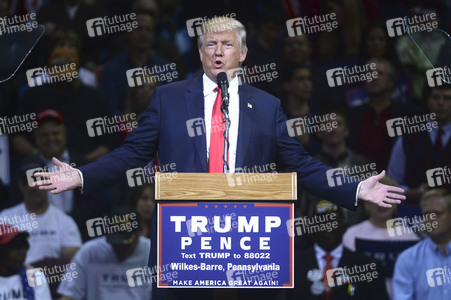 Donald Trump Wahlkampfveranstaltung in Wilkes-Barre