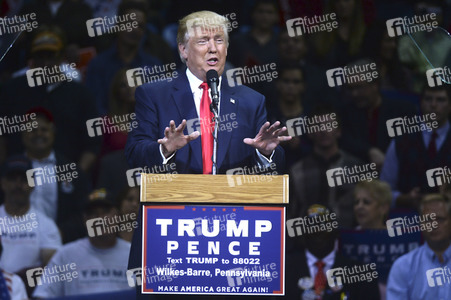 Donald Trump Wahlkampfveranstaltung in Wilkes-Barre