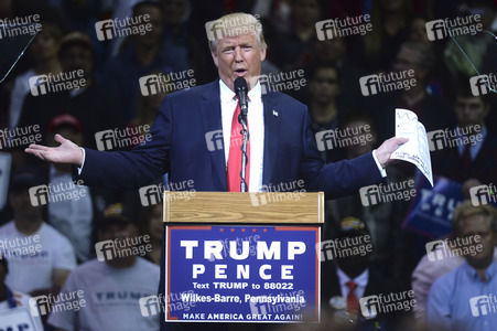 Donald Trump Wahlkampfveranstaltung in Wilkes-Barre