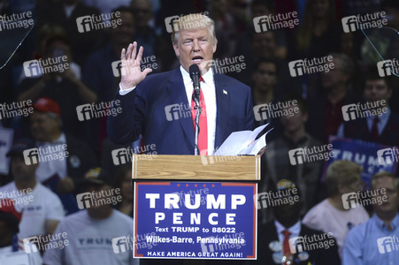 Donald Trump Wahlkampfveranstaltung in Wilkes-Barre