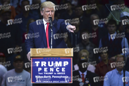 Donald Trump Wahlkampfveranstaltung in Wilkes-Barre
