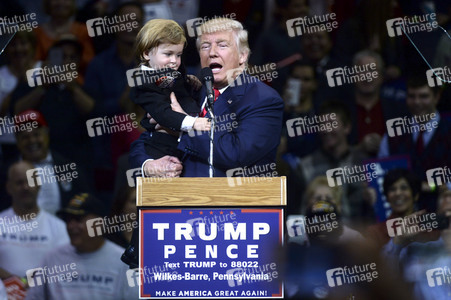 Donald Trump Wahlkampfveranstaltung in Wilkes-Barre
