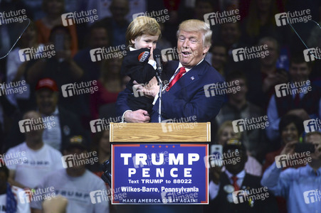 Donald Trump Wahlkampfveranstaltung in Wilkes-Barre