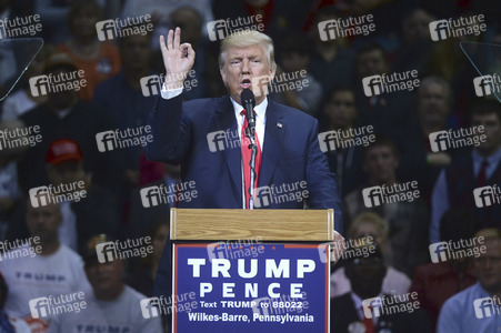 Donald Trump Wahlkampfveranstaltung in Wilkes-Barre