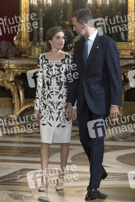 Empfang im Palacio Real in Madrid