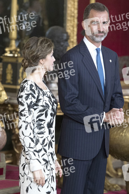 Empfang im Palacio Real in Madrid