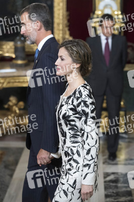 Empfang im Palacio Real in Madrid
