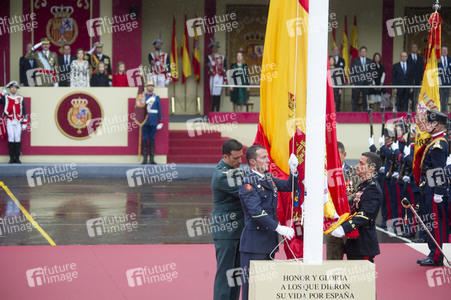 Militäparade zum Nationalfeiertag in Madrid