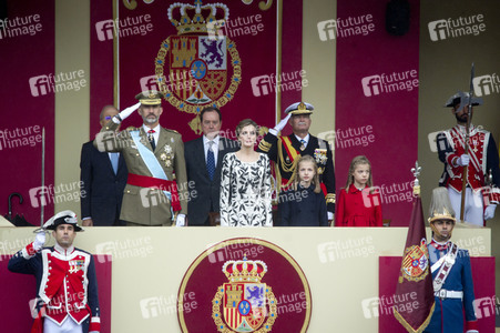 Militäparade zum Nationalfeiertag in Madrid