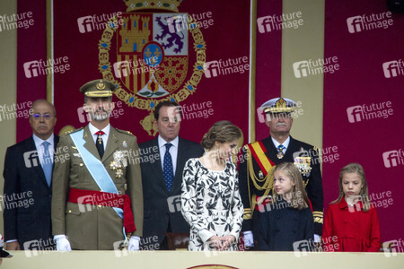 Militäparade zum Nationalfeiertag in Madrid