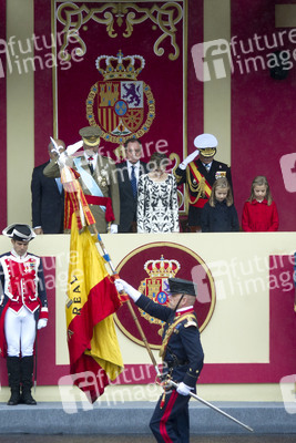 Militäparade zum Nationalfeiertag in Madrid