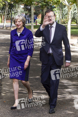 Mariano Rajoy empfängt Theresa May in Madrid
