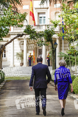 Mariano Rajoy empfängt Theresa May in Madrid