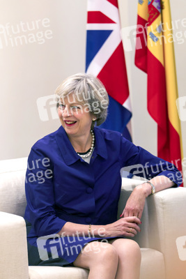 Mariano Rajoy empfängt Theresa May in Madrid