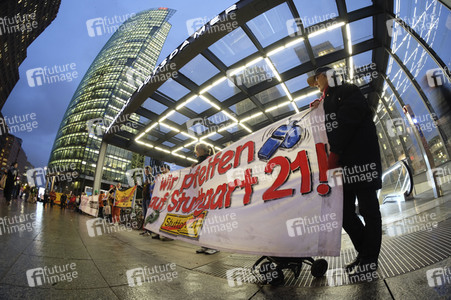 Protest gegen Stuttgart 21 in Berlin