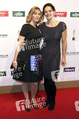 Goldene Bild der Frau 2016 in Hamburg