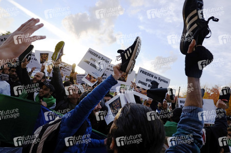 Demo gegen Putin in Berlin