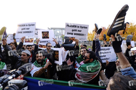Demo gegen Putin in Berlin