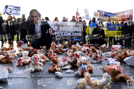 Demo gegen Putin in Berlin