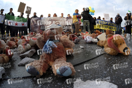Demo gegen Putin in Berlin