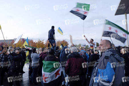 Demo gegen Putin in Berlin