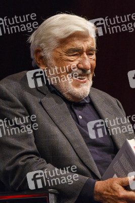 Tamara Dietl und Mario Adorf auf der lit.Cologne in Köln