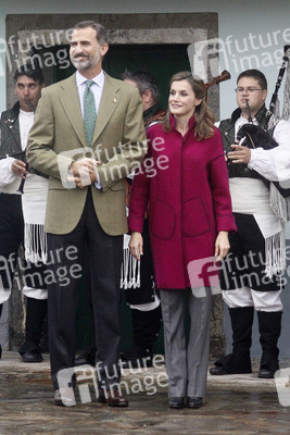 Felipe und Letizia besuchen die Region Los Oscos