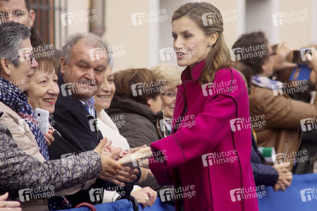 Felipe und Letizia besuchen die Region Los Oscos