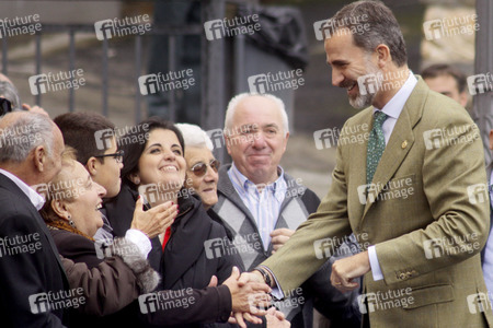Felipe und Letizia besuchen die Region Los Oscos