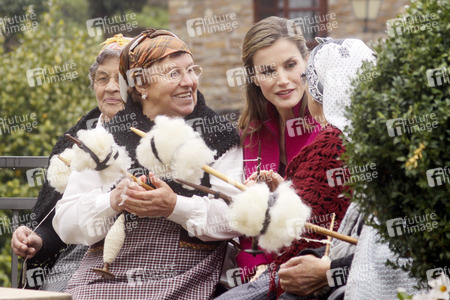 Felipe und Letizia besuchen die Region Los Oscos