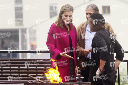 Felipe und Letizia besuchen die Region Los Oscos