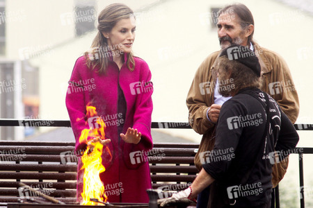 Felipe und Letizia besuchen die Region Los Oscos